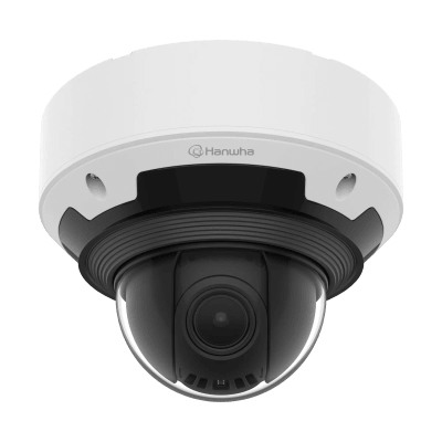 Cámara Domo Antivandálica AI Exterior 8MP / Sensor 1/1.2" CMOS / Resolución 3840x2160 / Zoom Motorizado 5.9-13.3 mm 2.25x / IR 50 m (164 ft) / IA Detección Persona-Vehiculo-Matrícula / WDR 120 dB / IP66-IP67-IP6K9K-