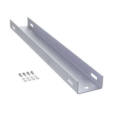 Montaje de Poste Para Gabinetes OSP ComLine de 1200 mm de alto (25 UR), De Aluminio, Color Negro