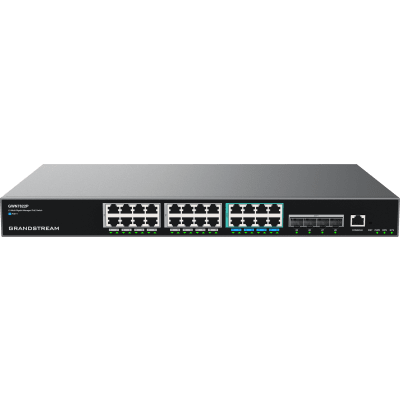 Switch PoE Multigigabit Capa 3 / 24 Puertos Ethernet PoE (16x 1G, 8x 2.5G)/ 4 Puertos SFP+ / PoE++ Dinámico / IPv6 e IPv4 / VLAN Avanzada / QoS / Stacking hasta 4 Dispositivos / Administración Web y CLI