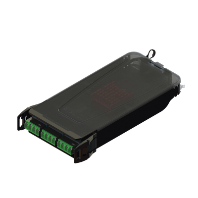 Cassette para Empalme (Fusión) LightVerse, Hasta 12 Fibras, Conectores LC/APC Shuttered, para Fibra Monomodo, 900um, 1 Metro (3.28 Pies)