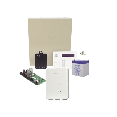 Panel de Alarma VISTA48 con Comunicador IPCOM, Batería y Transformador