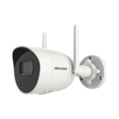 Bala IP 2 Megapixel / Lente 2.8 mm / 30 mts IR / Exterior IP66 / Wi-Fi / ACUSENSE Lite / WDR 80 dB / H.265+ / Micrófono y Bocina Interconstruido / Micro SD / Se Conecta Directo a la App de Hik-Connect 