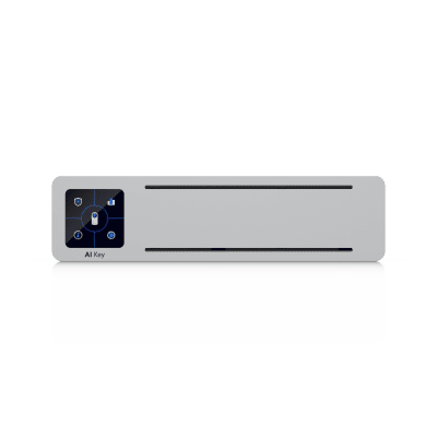 UniFi Protect AI Key / Analizador con inteligencia artificial para identificar eventos en grabaciones de cámaras UniFi / Búsqueda con lenguaje natural / hasta 1800 detecciones inteligentes por hora / 1 puerto GbE PoE++ 