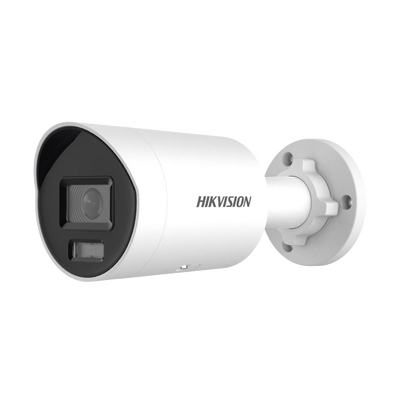 [Dual Light + ColorVu] Bala IP 4 Megapixel / Lente 2.8 mm / 40 mts IR + 40 mts Luz Blanca /  Microfono Integrado / Exterior IP67 /   WDR 130 dB / ACUSENSE / Captura Facial /  PoE / ACUSEARCH