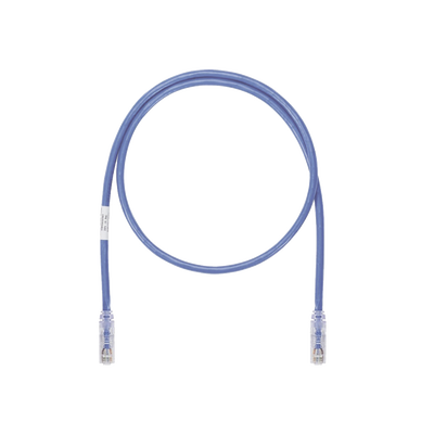 Cable de Parcheo UTP, Cat6A, 24 AWG, CM, Color Azul, 4.27 Metros (14 Pies)