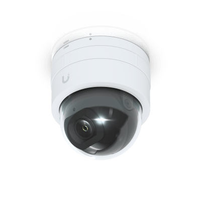 Cámara IP UniFi G5 Domo Ultra, de bajo perfil para interior, 2K (4MPX), ángulo amplio 102.4°, visión nocturna IR hasta 20 mts, detección de eventos, para pared o techo