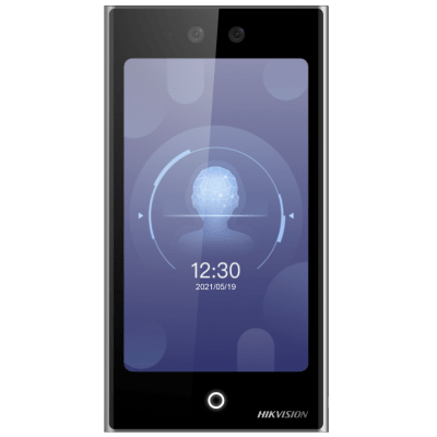 Terminal Facial PoE WiFi con pantalla de 7" / Exterior IP65 / 10,000 Rostros y 50,000 Tarjetas / 10,000 Huellas (Módulo Opcional) / ISAPI / ISUP 5.0 / Codigos QR y Bluethooth / Intercom SIP Estandar / HIK-IA