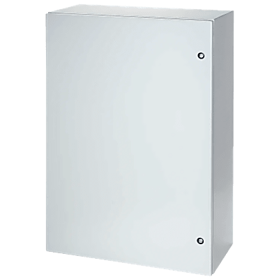 Gabinete Industrial Concept de Puerta Sencilla / 24 x 24 x 8 pulgadas (610 x 610 x 203 mm) / Acero Gris Claro / IP66 NEMA 4-12-13 