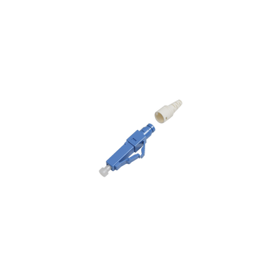 Conector de Fibra Óptica Pre-Pulido LightBow LC/UPC Simplex, Monomodo OS1/OS2, Re-Terminable, Color Azul