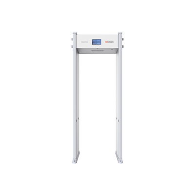 Arco Detector de Metales de 18 Zonas con Pantalla LCD de 7" / Conteo de personas y Alarmas / Ajuste de Sensibilidad e Interferencias / Mejora Anti-Interferencia