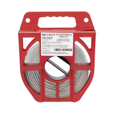 Fleje de Acero Inoxidable 304 de 3/4", 0.70 mm, 30.5 metros