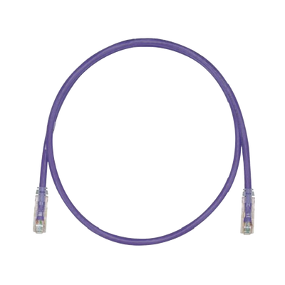 Cable de Parcheo TX6, UTP Cat6, 24 AWG, CM, Color Violeta, 8 Metros (26.25 Pies)