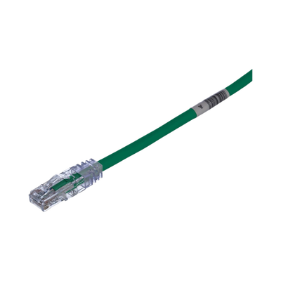Cable de Parcheo TX6, UTP Cat6, 24 AWG, CM, Color Verde, 2.13 Metros (7 Pies)
