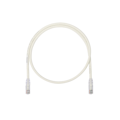 Cable de Parcheo UTP, Cat6A, 24 AWG, CM, Color Blanco, 5.18 Metros (17 Pies)