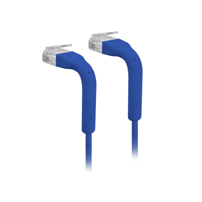 UniFi Patch Cable Cat6 Ultradelgado GbE con Botas Flexibles, Color Azul, 1 Metro (3.28 Pies)