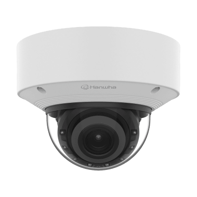 Cámara Domo 4K con IA, Antivandalica / Lente Motorizado de 4.4 a 9.3mm / P-Iris, WDR 120dB / Ranura SD / Conteo de personas y Vehiculos