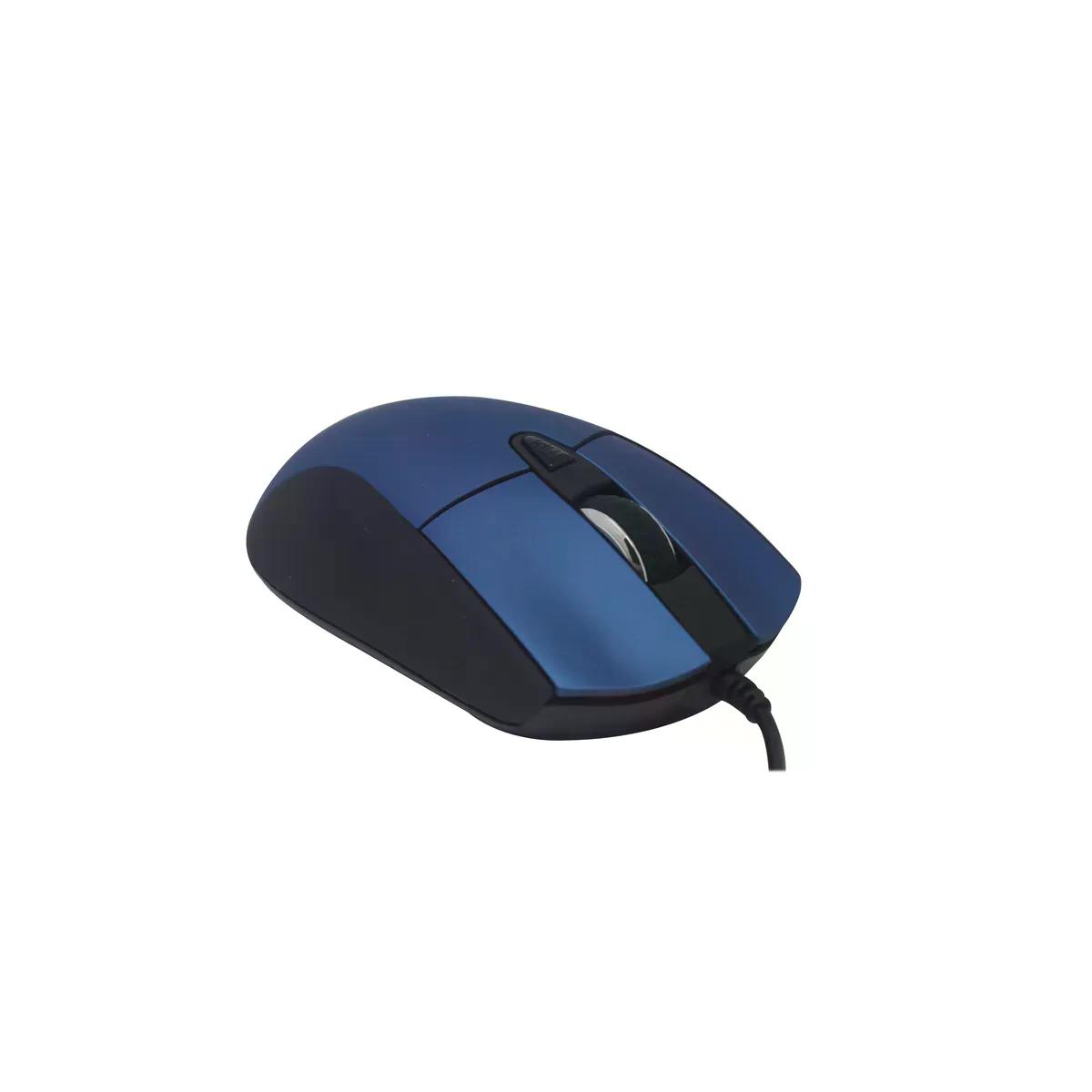 MOUSE NACEB OPTICO NA 0115 ALAMBRICO USB 2.400DPI AZUL