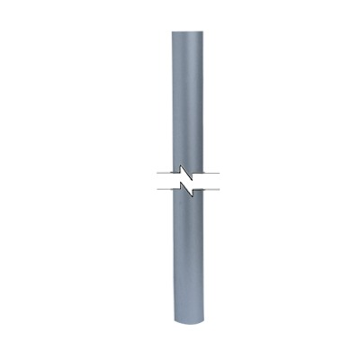 Mástil de Aluminio de 2" cal. 18 de 6 Metros de Longitud. 