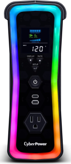 UPS Gamer de 1500 VA/1000 W, Topología Línea Interactiva, Entrada 120 Vca  NEMA 5-15P, y 13 Salidas NEMA 5-15R, Puerto USB, Con Regulador de Voltaje (AVR)