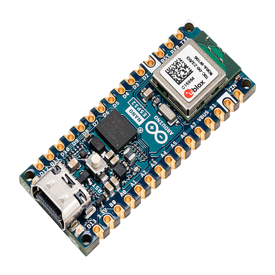 Placa Desarrollo Arduino Nano ESP32 / Microcontrolador ESP32-S3 Dual-Core 240 MHz / Wi-Fi 4 802.11 b/g/n + Bluetooth LE 5.0 / 16 MB Flash Externa + 8 MB PSRAM / Compatibilidad Arduino Cloud + MicroPython / USB-C + Conectividad IoT