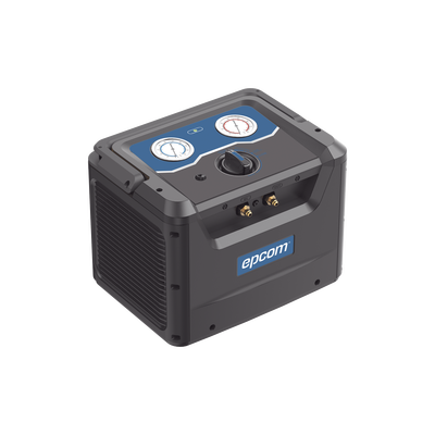 Máquina Recuperadora de Refrigerante REC7 / Compresor Sin Aceite Pistón Simple / 38.5 bar (558 psi) / Motor DC Sin Escobillas 1 HP / Operación Un Botón / Recuperación Vapor 0.22-0.25 kg/min / Recuperación L&iacute
