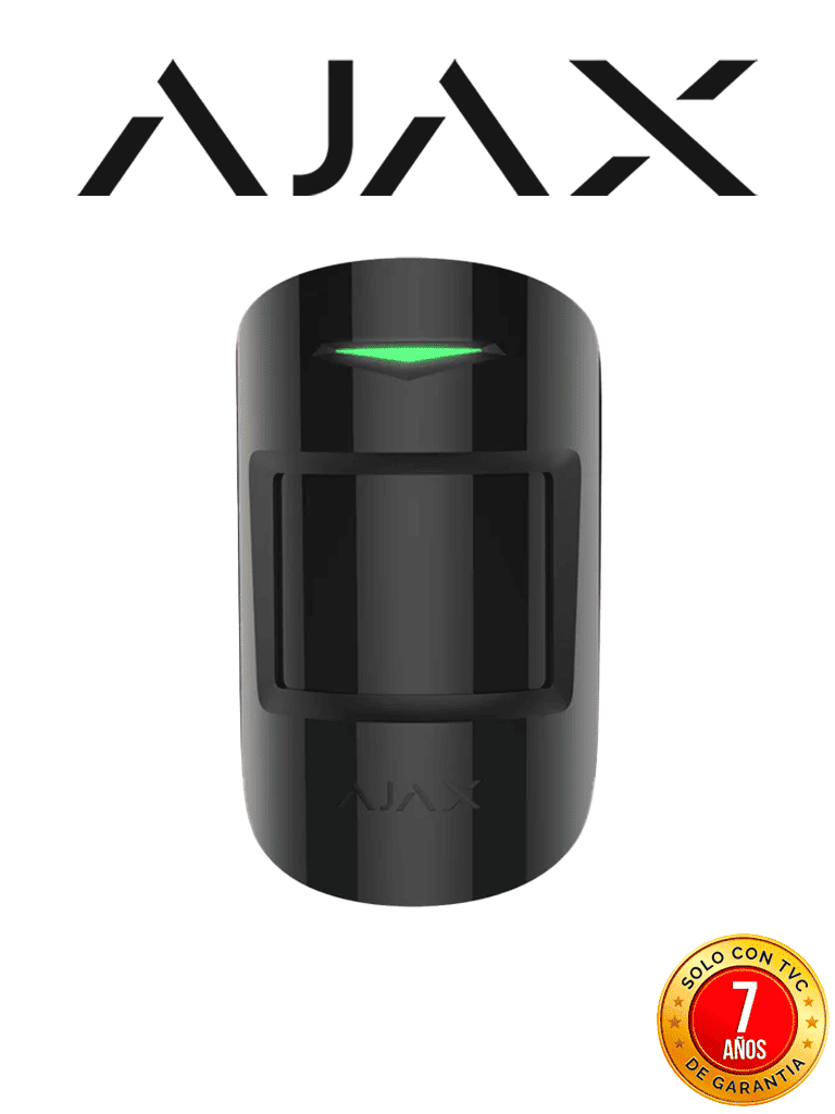AJAX MotionProtect PlusB - Detector de movimiento inalámbrico Microondas e Infrarrojo. Color Negro  (28303.02.BL3)