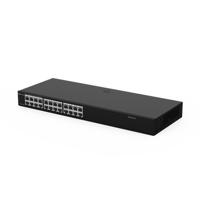 Switch Administrable 24 puertos Gigabit, gestión gratuita desde la nube.