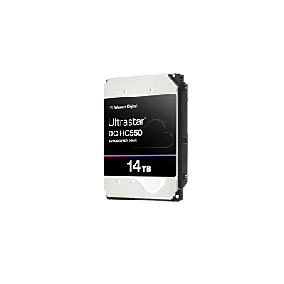 Disco Duro para Centro de Datos Ultrastar DC HC550 / 14TB / 7200 RPM / SATA 6Gb/s/ HelioSeal® 6ta Generación / EAMR y Triple Stage Actuator / 2.5M Horas MTBF / 5 Años de Garantía