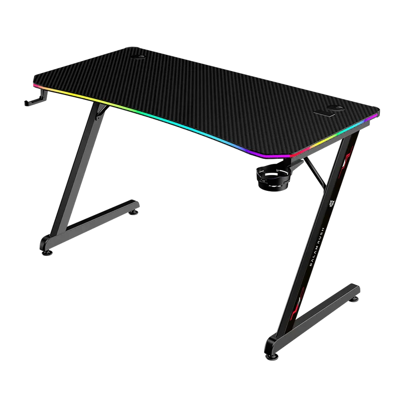 ESCRITORIO GAMER BALAM RUSH OLYMPUS SPOT GLOW MRX8000 NEGRO (BR-941372)