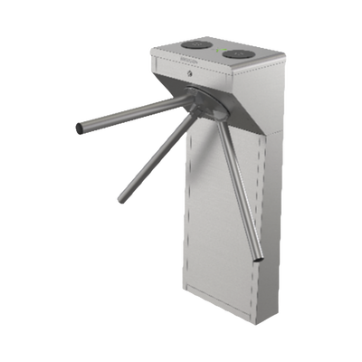 Torniquete Trípode Bidireccional de Acero Inoxidable SUS304 / 2 Millones MCBF  / Apertura en Caso de Emergencia / Integrable con cualquier Sistema de Control de Acceso / Indicadores LED de Entrada-Salida 