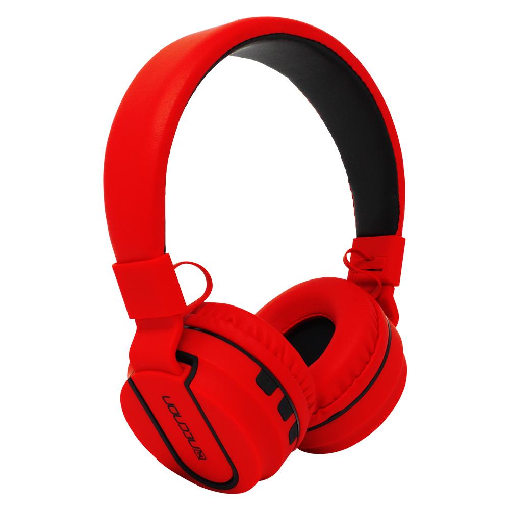 DIADEMA NECNON CON MICROFONO NBH 05 BLUETOOTH INALAMBRICO ROJO NCAB050200