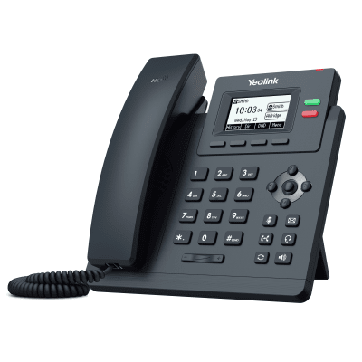 Teléfono IP Empresarial Yealink SIP T31P con 2 Líneas SIP y Conferencia de hasta 5 Participantes