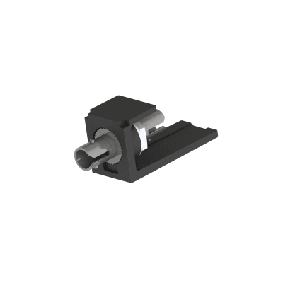 Módulo Acoplador ST Simplex, para Fibra Óptica Multimodo OM3/OM4, Tipo Mini-Com, Color Negro