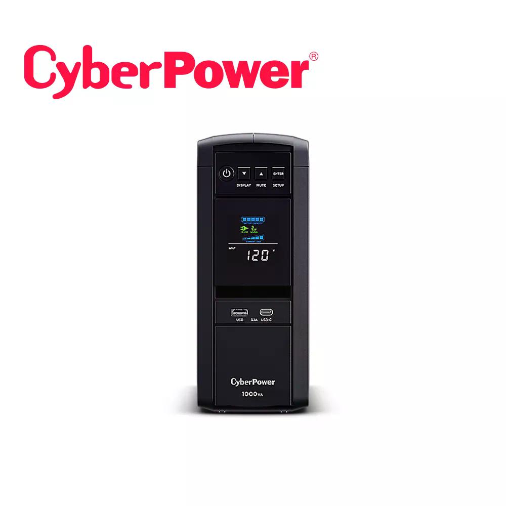 UPS/NO BREAK CYBERPOWER CP1000PFCLCDa 1000VA/600W PFC ACTIVAS 10CONT