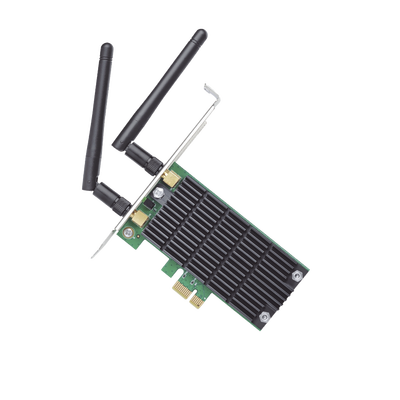 Adaptador  PCI inalámbrico doble banda AC 1200 Mbps / Antena de alta ganancia / Tecnología MU-MUMO 2X2 / Soporte de perfil bajo y Altura completa