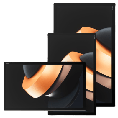 Pantalla Interactiva SUNMI FLEX 3 27"/ Tercera Generación / Diseño Metálico Ultra Delgado / Pantalla Capacitiva Multi-Touch FHD / Procesador Qualcomm Octa-Core / AI Engine / NFC en Pantalla / IP54 / Bluetooth 5.2 / POE