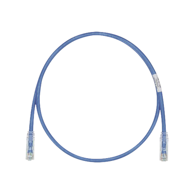 Cable de Parcheo TX6, UTP Cat6, 24 AWG, CM, Color Azul, 10.67 Metros (35 Pies)