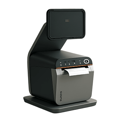 Base para SUNMI CPad / Compatible con Impresora / Quick Lock / Giro 145° / Alimentación Inversa / Compatible 3 Tamaños CPad