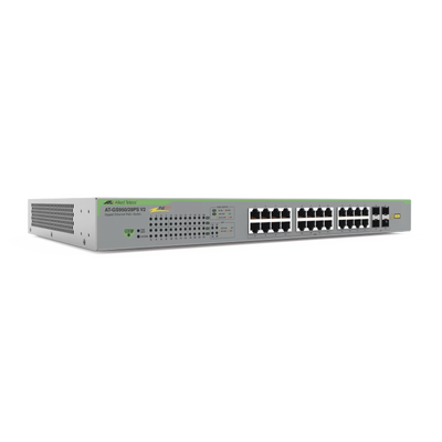 Switch PoE+ Gigabit WebSmart de 24 puertos 10/100/1000 Mbps + 4 puertos SFP Gigabit, 185 W, Version 2