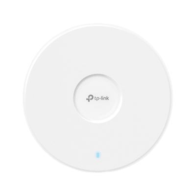 Punto de Acceso Omada / Wi-Fi 7 BE9300 MU-MIMO 2x2 / 1 Puerto 2.5 Gbps / Mesh Omada / Operaciones Multiencale (MLO) / Configuración por Controlador o Stand-Alone / Para Montaje en Techo/pared / Alimentación PoE+ 