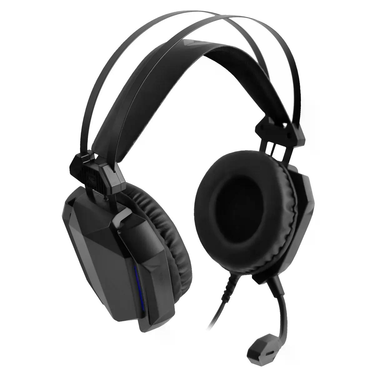 DIADEMA GAMER PERFECT CHOICE ONFALL PRO AL AMBRICO 2.2 METROS 3.5MM NEGRO