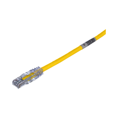 Cable de Parcheo TX6, UTP Cat6, 24 AWG, CM, Color Amarillo, 6.10 Metros (20 Pies)