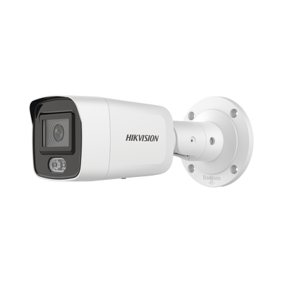 Bala IP 4 Megapixel / Imagen a color 24/7 / Lente 2.8 mm / Luz Blanca 40 mts / Exterior IP67 / WDR 120 dB / Audio y Alarma / Captura Facial / Onvif / MicroSD