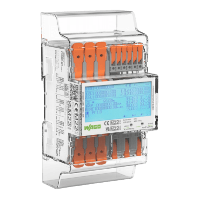 KIT DE MEDICIÓN DE ENERGÍA PARA 65A / 3x230-400 V / Modbus-M-Bus / Push-in CAGE CLAMP® / Display LCD Iluminado / Bluetooth® / Clase B / IP51-IP20