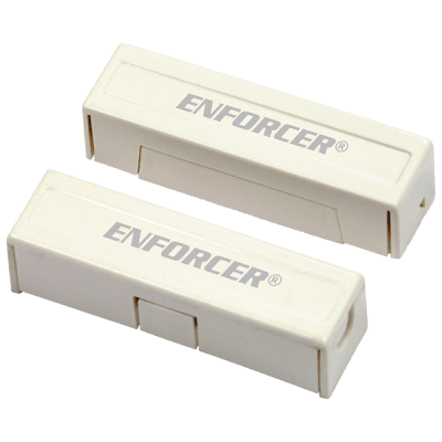 Contactos Magnéticos de  Montaje Superficial / Terminales Chapados en Oro / SPST (N.O.) / Circuito Cerrado / Imán Neodimio / 11/4" Brecha / Plástico ABS