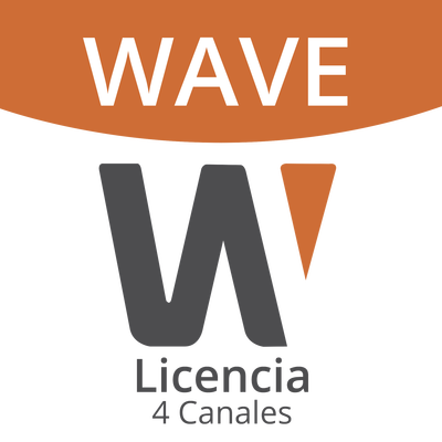 Licencia Wisenet Wave Para 4 Canales  de Grabador Hanwha 
