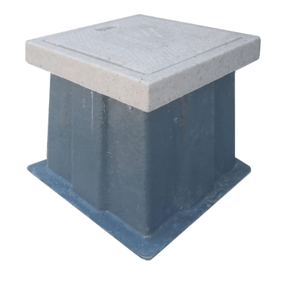 Registro para Alumbrado Público 30 x 30 x 45 cm, Resistencia 3 Toneladas, Uso Peatonal