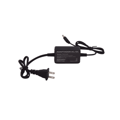 Adaptador 5 Vcc / 2A / UL / Voltaje de Entrada de 100-240 Vca / Para uso, solo en lectores biométricos de 5 Vcc de la marca ZK