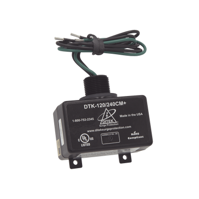 Dispositivo de Protección contra Sobretensiones de Fase Dividida de 120/240 VCA, Recomendado para Climas, Motores, Iluminación.
