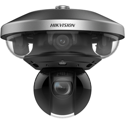 PanoVu Series / 1 PTZ 40X Zoom (4 Megapixel) + 8 Lentes 2.8 mm (360° / 32 Megapixel) / Posicionamiento 3D / Autoseguimiento 3.0 / Deep Learning / IP67 / IK10 / WDR 120 dB / Micro SD